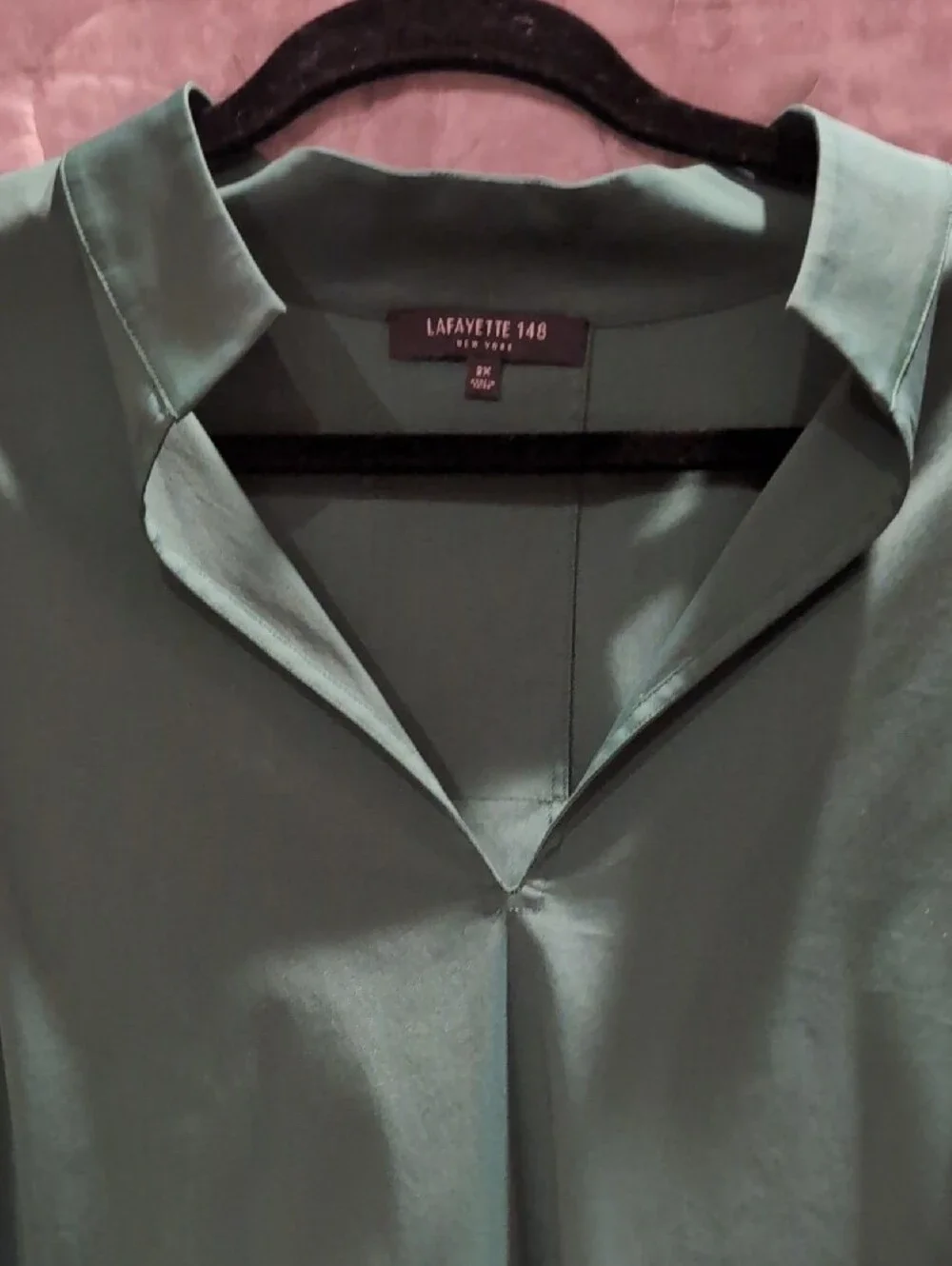 Lafayette 148 New York Emerald Green Blouse